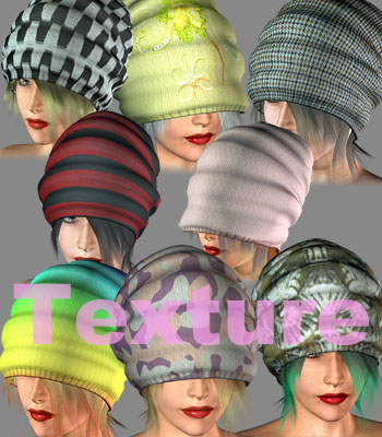 Beauty KnitCap with Hair