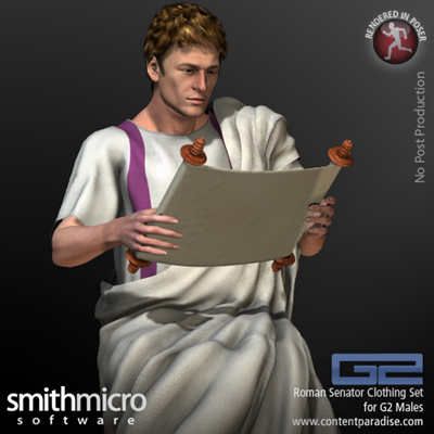 Roman Senator Clothing Set for the G2 Males 
