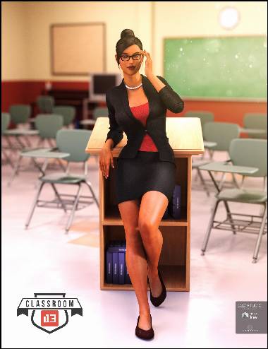i13 Classroom Teacher Outfit for the Genesis 3 Female(s)