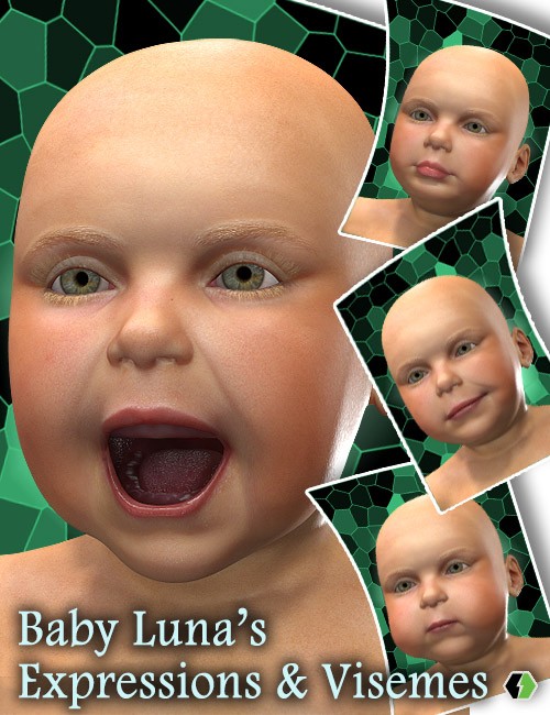 Baby Luna's Expressions & Visemes with FREE Baby Rhino