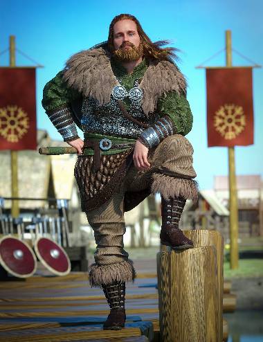 Viking Raider Outfit for Genesis 8 Male(s)