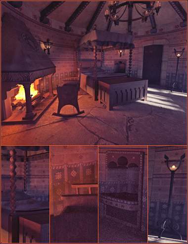 Medieval Tower Bedroom