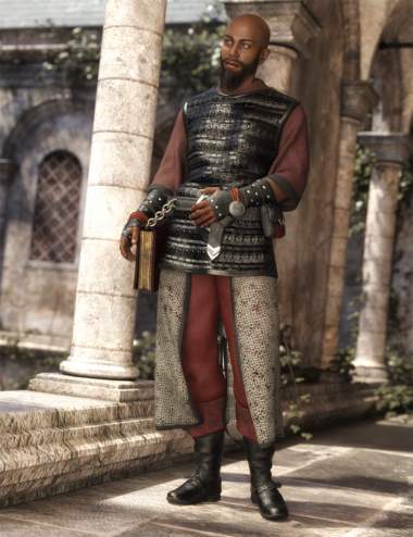 dForce Cleric Outfit for Genesis 8 Male(s)