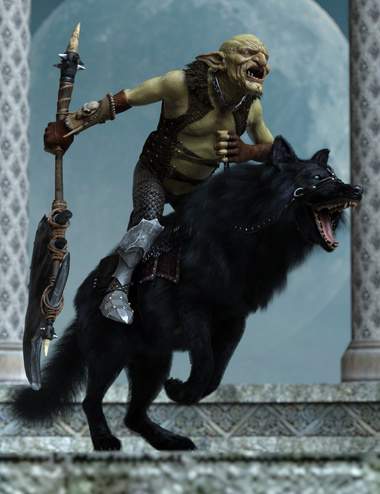 Goblin Rider Poses for War Goblin HD and Dire Wolf
