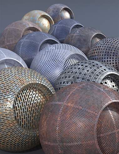 Perforated Metal - Iray Shaders