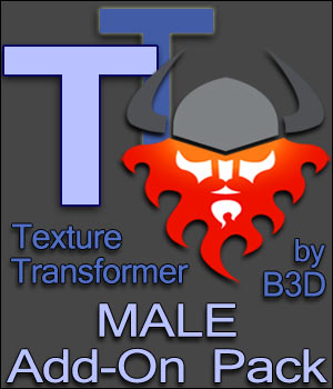 Texture Transformer Male Add-on Pack